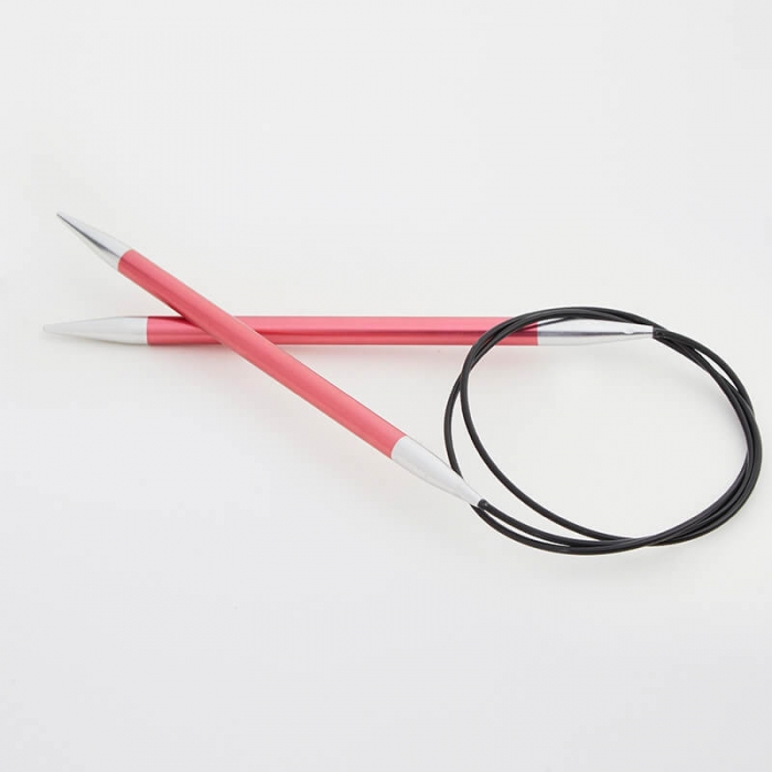 Apļadatas KnitPro ZING 80 cm, 6.50 mm